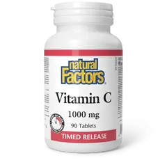 Natural Factors Vitamin C Timed Release 1000 mg 90 tabs, image 