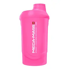 Shaker Mega-mass.ua Wave 600 ml Super Pink, image 