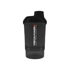 Shaker Mega-mass.ua Wave+ Nano 300 ml + 150 ml Black, image 