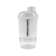 Shaker Mega-mass.ua Wave+ Nano 300 ml + 150 ml Opal White, Shaker Mega-mass.ua Wave+ Nano 300 ml + 150 ml Opal White  в интернет магазине Mega Mass