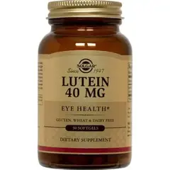 Solgar Lutein 40 mg 30 softgels, image 