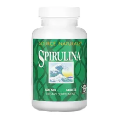 Source Naturals Spirulina 500 mg 100 tabs, Фасовка: 100 tabs, Концентрация: 500 mg, Source Naturals Spirulina 500 mg 100 tabs, Фасовка: 100 tabs, Концентрация: 500 mg  в интернет магазине Mega Mass