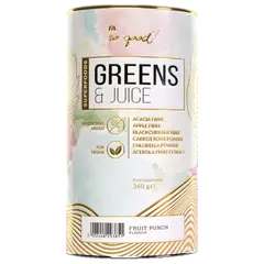 So Good! Greens & Juice 360 g Fruit Punch, image 