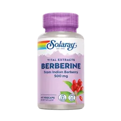 Solaray Berberine 500 mg 60 caps, image 