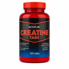 ActivLab Creatine Monohydrate 120 tabs, Фасування: 120 tabs, Смак: Unflavored  / Без смаку, image 