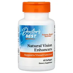 Doctor's Best Natural Vision Enhancers 60 softgels, image 