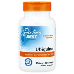 Doctor's Best Ubiquinol 100 mg 60 softgels, Фасовка: 60 softgels, Doctor's Best Ubiquinol 100 mg 60 softgels, Фасовка: 60 softgels  в интернет магазине Mega Mass