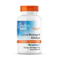 Doctor's Best Ginkgo Extra Strength 120 mg 120 vcaps, Doctor's Best Ginkgo Extra Strength 120 mg 120 vcaps  в интернет магазине Mega Mass