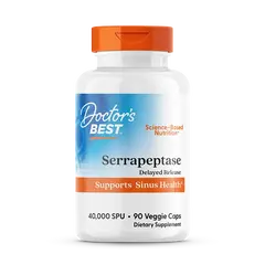 Doctor's Best Serrapeptase 40,000 SPU 90 caps, Doctor's Best Serrapeptase 40,000 SPU 90 caps  в интернет магазине Mega Mass