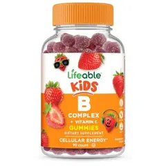 Lifeable Kids B Complex 60 Gummies Strawberry, Lifeable Kids B Complex 60 Gummies Strawberry  в интернет магазине Mega Mass
