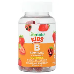 Lifeable Kids B Complex 60 Gummies Strawberry, image 