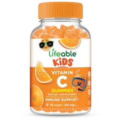 Lifeable Kids Vitamin C 60 gummies Citrus, Lifeable Kids Vitamin C 60 gummies Citrus  в интернет магазине Mega Mass