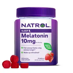 Natrol Melatonin 10mg 90 gummies, image 