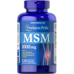 Puritan`s Pride MSM 1000 mg 120 caps, Puritan`s Pride MSM 1000 mg 120 caps  в интернет магазине Mega Mass
