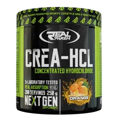 Real Pharm CREA-HCL 250 g, Вкусы: Orange / Апельсин, Real Pharm CREA-HCL 250 g, Вкусы: Orange / Апельсин  в интернет магазине Mega Mass