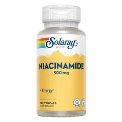 Solaray Niacinamide 500mg 100 caps, image 