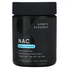 Sport Research NAC 600 mg 90 caps, Sport Research NAC 600 mg 90 caps  в интернет магазине Mega Mass