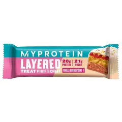 Myprotein Layered Protein Bar 60 g Vanilla Birthday Cake, Myprotein Layered Protein Bar 60 g Vanilla Birthday Cake  в интернет магазине Mega Mass