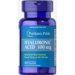 Puritan's Pride Hyaluronic Acid 100 mg 30 caps, Фасування: 30 caps, image 