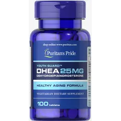 Puritan's Pride DHEA 25 mg 100 tabs, Puritan's Pride DHEA 25 mg 100 tabs  в интернет магазине Mega Mass