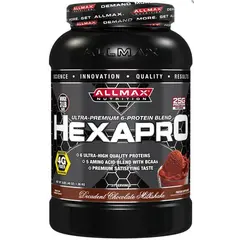 Allmax Hexapro 1300 g, Вкусы:  Chocolate / Шоколад, Allmax Hexapro 1300 g, Вкусы:  Chocolate / Шоколад  в интернет магазине Mega Mass
