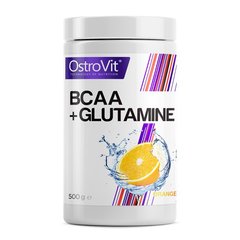 OstroVit BCAA + Glutamine 500g, Смак: Lemon / Лимон, image 
