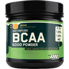 Optimum Nutrition BCAA 5000 Powder 380 g, Смак: Orange / Апельсин, image 