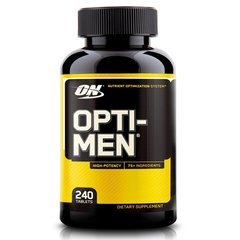 Optimum Nutrition Opti-Men 240 tabs, Optimum Nutrition Opti-Men 240 tabs  в интернет магазине Mega Mass