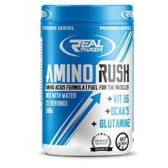 Real Pharm Amino Rush 500 g, Real Pharm Amino Rush 500 g  в интернет магазине Mega Mass