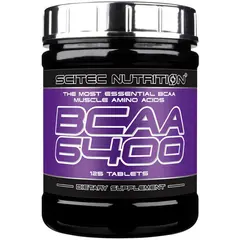 Scitec Nutrition BCAA 6400 125 tabs, Scitec Nutrition BCAA 6400 125 tabs  в интернет магазине Mega Mass