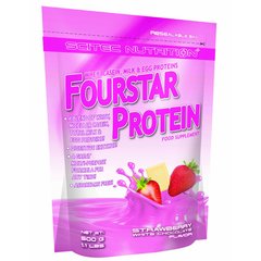 Scitec Nutrition Fourstar Protein 500 g, Смак: French Vanilla Creme / Французький Ванільний Крем, image 