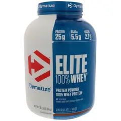 Dymatize Elite 100% Whey Protein 2270g, Смак: Double Rich Chocolate / Подвійний Насичений Шоколад, image 