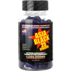 Cloma Pharma Asia Black 100 caps, Cloma Pharma Asia Black 100 caps  в интернет магазине Mega Mass