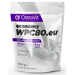 OstroVit Economy WPC80.eu 700 g, Смак:  Chocolate / Шоколад, image 