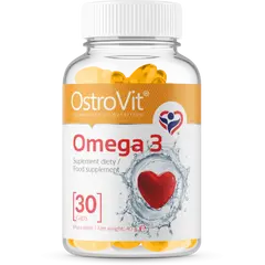 OstroVit Omega 3 30 caps, OstroVit Omega 3 30 caps  в интернет магазине Mega Mass