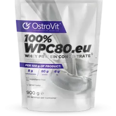 OstroVit 100% WPC80.eu 900 g, Смак: Apple Pie / Яблучний Пиріг, image 