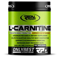 Real Pharm L-Carnitine 150 caps, Real Pharm L-Carnitine 150 caps  в интернет магазине Mega Mass