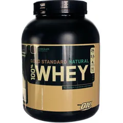 Optimum Nutrition Gold Standard Natural 100% Whey 2273 g, Смак:  Strawberry / Полуниця, image 