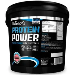 BioTechUSA Protein Power 4000 g, Вкусы:  Chocolate / Шоколад, BioTechUSA Protein Power 4000 g, Вкусы:  Chocolate / Шоколад  в интернет магазине Mega Mass