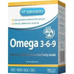 VP Laboratory Omega 3-6-9 60 caps, VP Laboratory Omega 3-6-9 60 caps  в интернет магазине Mega Mass