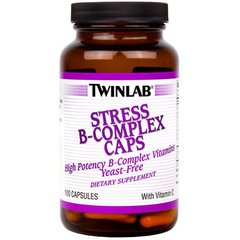 Twinlab Stress B-Complex 100 caps, Twinlab Stress B-Complex 100 caps  в интернет магазине Mega Mass