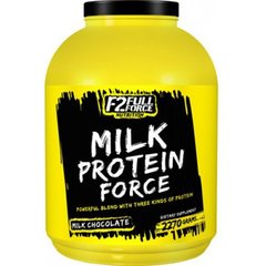 Full Force Milk Protein Force 2270г, Смак:  Strawberry / Полуниця, image 