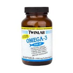 Twinlab Omega-3 Fish Oil 50 caps, image 