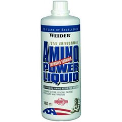 Weider Amino Power Liquid 1000 ml, Смак: Pure / Чистий, image 