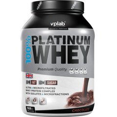 VP Lab 100% Platinum Whey 908 g, Смак:  Chocolate / Шоколад, image 
