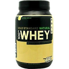 Optimum Nutrition Gold Standard Natural 100% Whey 909 g, Смак:  Chocolate / Шоколад, image 