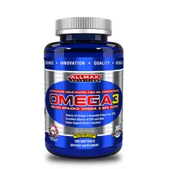 AllMax Omega 3 180 caps, AllMax Omega 3 180 caps  в интернет магазине Mega Mass