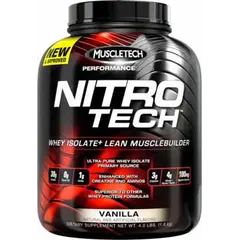 Muscletech NitroTech 1818 g, Вкусы:  Strawberry / Клубника, Muscletech NitroTech 1818 g, Вкусы:  Strawberry / Клубника  в интернет магазине Mega Mass