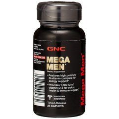 GNC Mega Men 28 caps, GNC Mega Men 28 caps  в интернет магазине Mega Mass