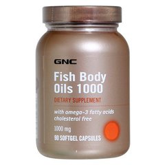 GNC Fish Oil 1000 90 softgels, image 
